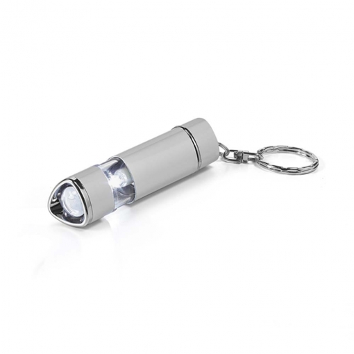 Chaveiro em alumínio com LED-MB93153