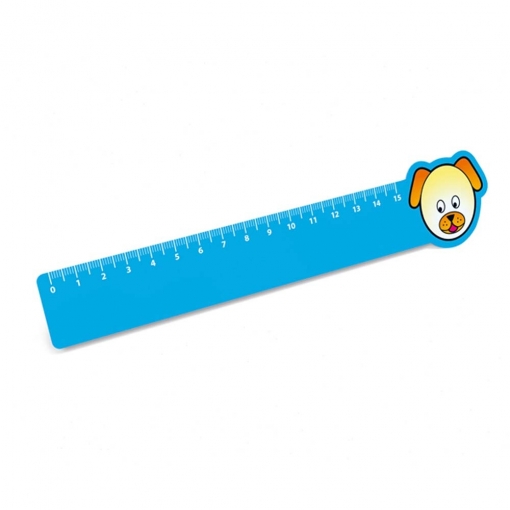 Régua plástica flexível de 15cm -MB93571