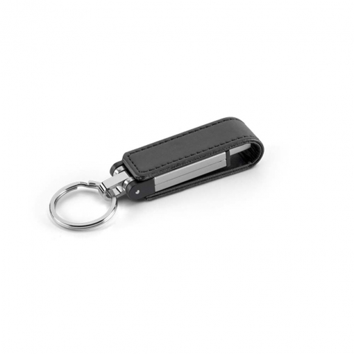 Chaveiro Pen drive com couro sintético-MB97527