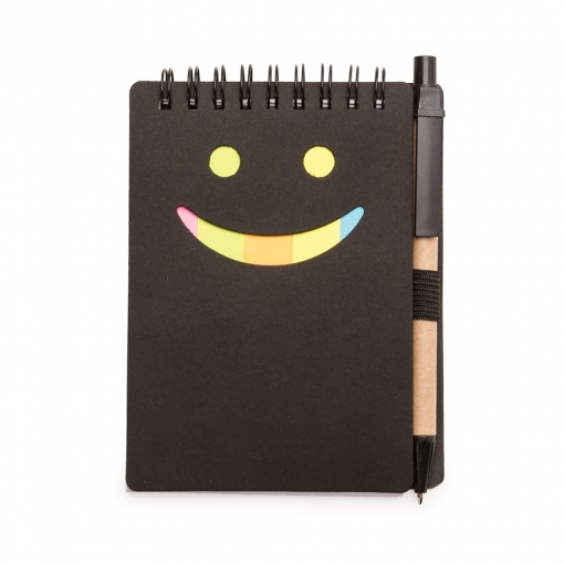 Bloco de anotações com post-it e caneta 14 cm x 10,4 cm – Caneta 13,9 cm x 1,3 cm-MB13773