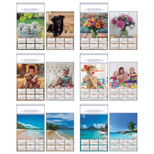 Folhinha em papel nobre -MB00060