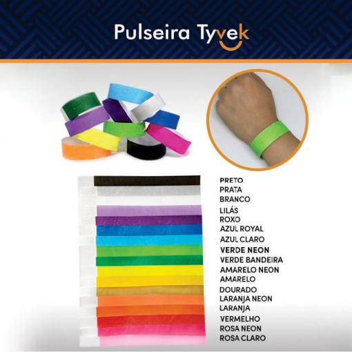 Pulseira em Tyveck-MB00213