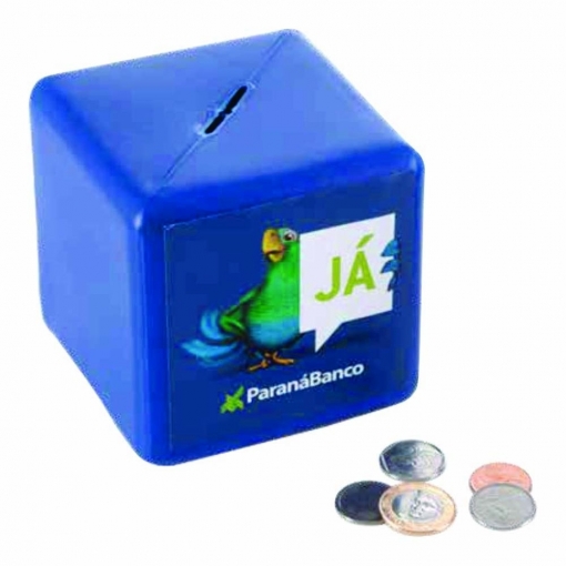 Cofre plástico formato de cubo -MB02230