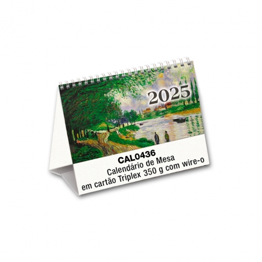 CALENDÁRIO TRIPLEX - C/ WIRE-O-MB02491