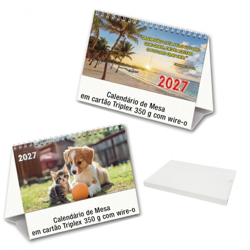 Calendário Triplex c/ WIRE-O-MB02493