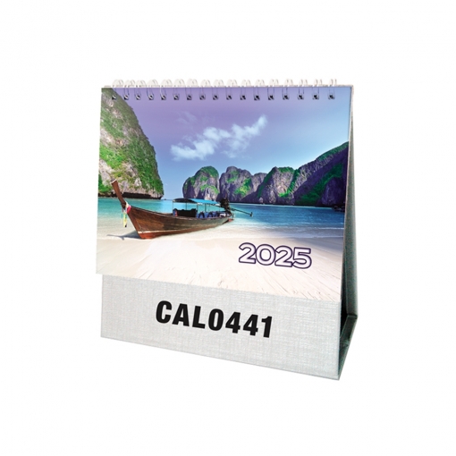 CALENDÁRIO EM PERCALUX LINHO C/ WIRE-O-MB02496