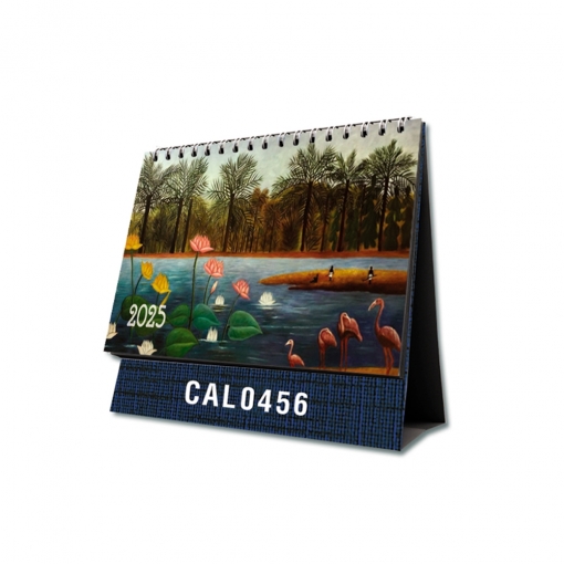 CALENDÁRIO EM PERCALUX LINHO C/ WIRE-O-MB02501