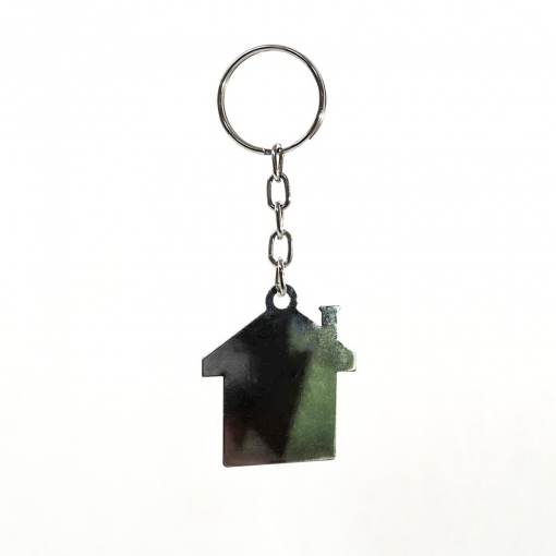 Chaveiro de Metal - Formato de Casa-MB02747
