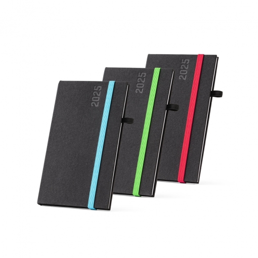 Agenda Pocket em Tecido Poliéster 14,5 X 8,5 CM-MB66083