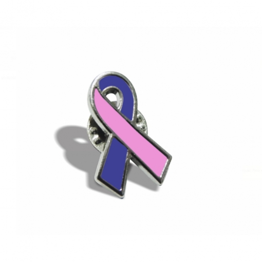 Pin Laço - Outubro Rosa e Novembro Azul-MB02936