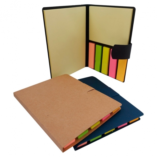 Bloco De Notas Com Notas e Fitas Autoadesivas Ecológico 10,5 x 8,0-MB03214
