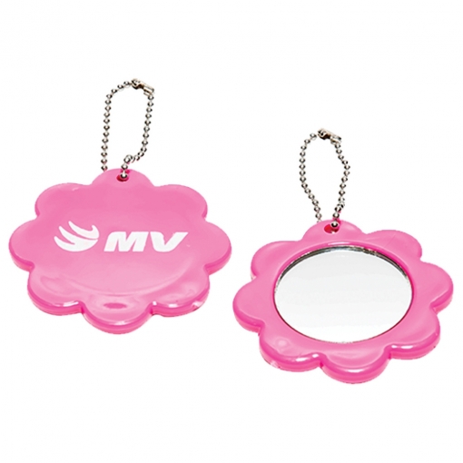 Espelho Chaveiro Flor-MB03286