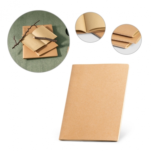 Caderno A5 com capa em cartão 14,0 x 21,0-MB53626