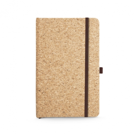 Caderno tipo Moleskine A5 de Capa Dura em Cortiça (14x21cm)-MB53807
