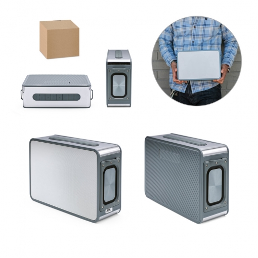 Caixa de som em ABS 100% reciclado com microfone incorporado-MB97440