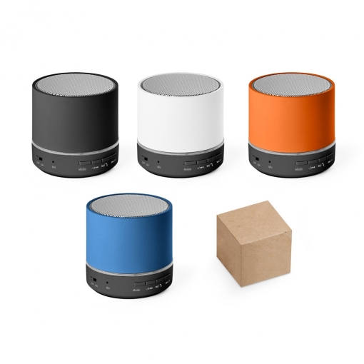 Caixa de som portátil com microfone, em ABS 100% reciclado-MB97176