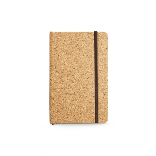 Caderno tipo Moleskine A6 de Capa Dura em Cortiça (9x14,2cm)-MB53808