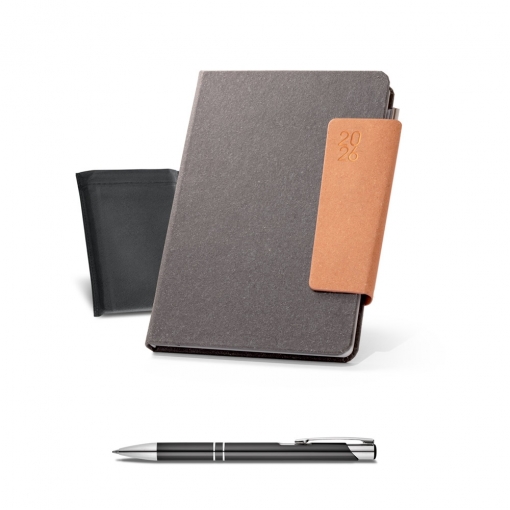 TAGORE B5. Agenda B5 em Pele Reciclada-MB66217