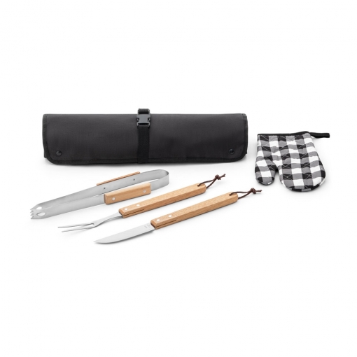 Kit Churrasco - 4 Utensílios-MB94112