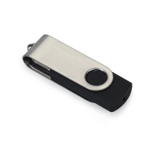 Pen Drive Giratório Metálico disponíveis: 4GB/8GB/16GB/32GB-MB00016