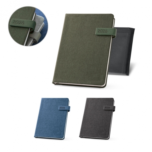 ANDRESEN A5. Agenda em PET reciclado (100% rPET)-mb66201
