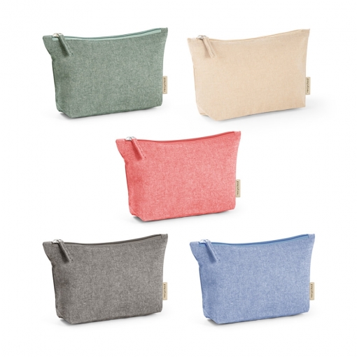 Bolsa multifunções em 70% algodão reciclado e 30% poliéster reciclado, tamanho 25x14x6 cm-mb92367
