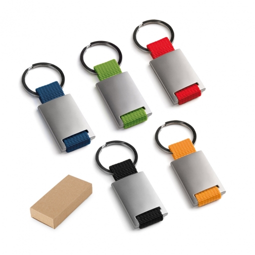 Chaveiros em metal e em webbing-mb93077