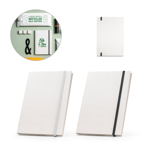 Caderno tipo Moleskine A5 em Reciclado (14,5x21cm)-mb93271