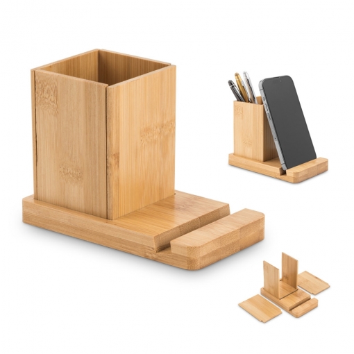 Conjunto suporte para celular e porta lápis-mb93638
