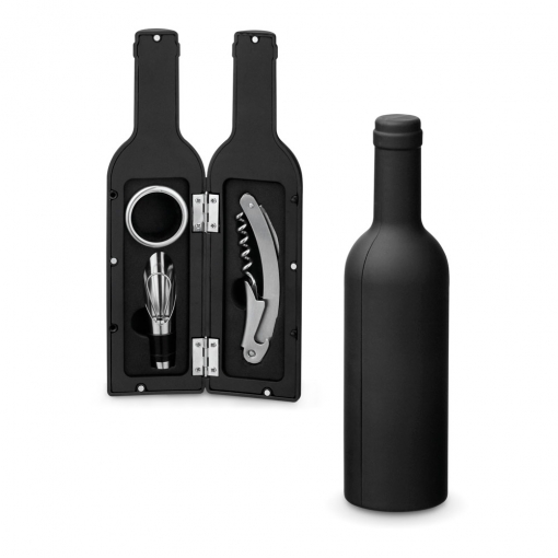 Conjunto para vinho em metal-mb94197