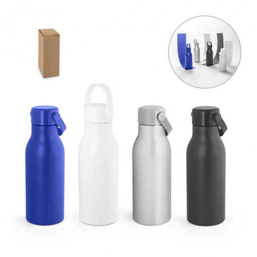 Squeeze em alumínio 100% reciclado com acabamento em mate 700 mL-mb94295
