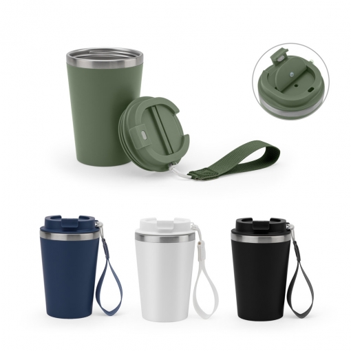 Copo de viagem em aço inox 460 mL-mb94377