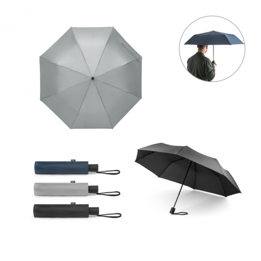 Guarda-chuva em rPET dobrável com abertura automática-mb99041