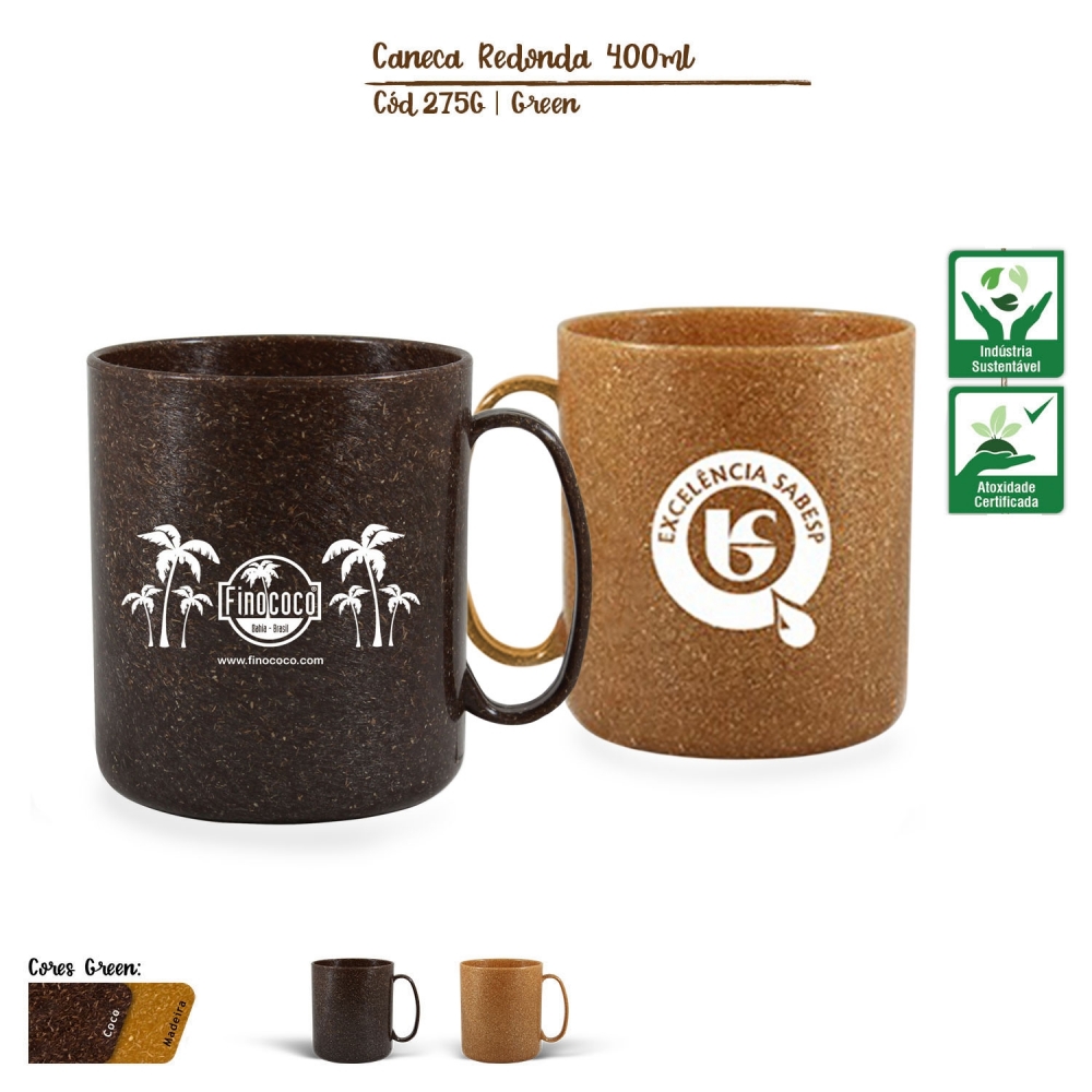 Caneca Redonda 400 ml