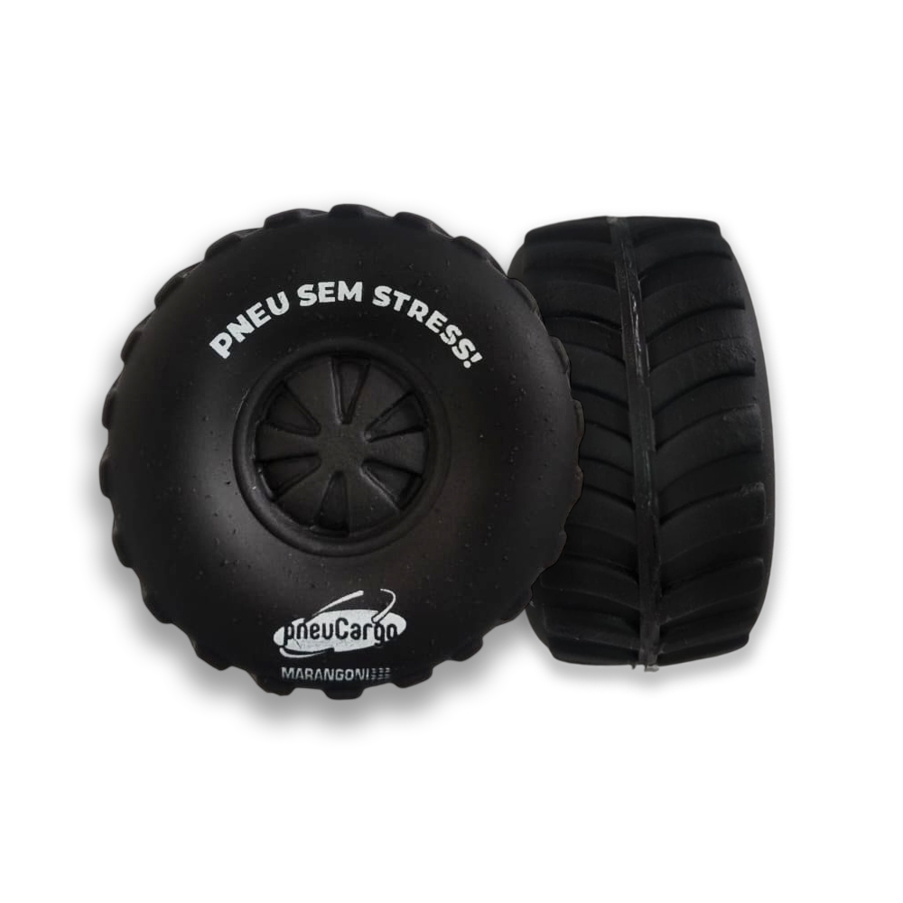 bolinha anti stress formato Pneu