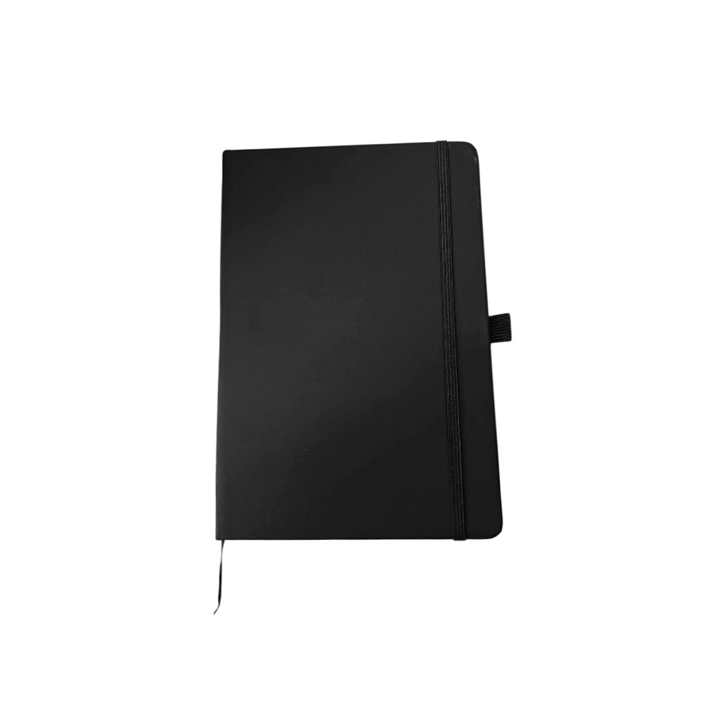 Caderneta Emborrachada com Porta Caneta e Marcador de Página