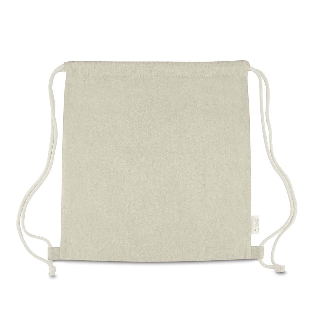 Saco Mochila em algodão mescla reciclado