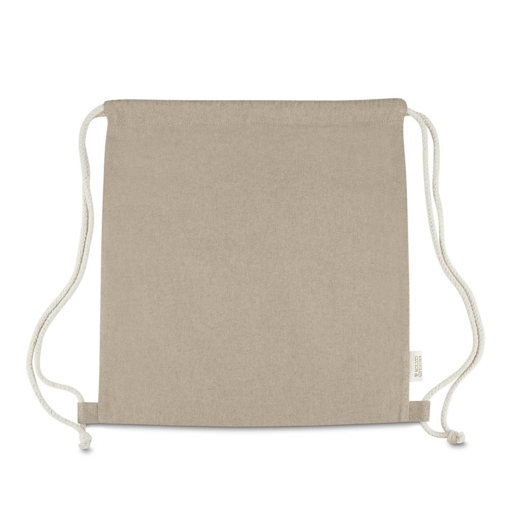 Saco Mochila em algodão mescla reciclado